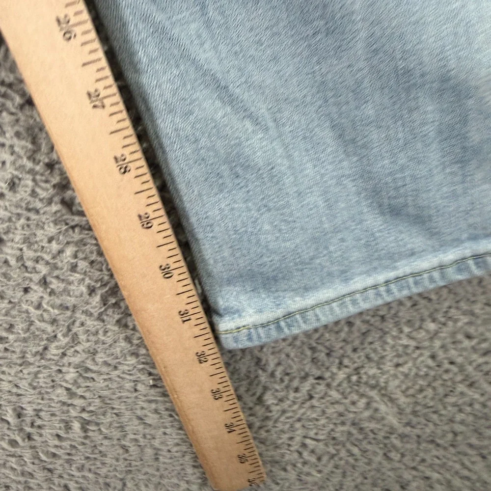 Hollister Jeans Mens 34x32 Blue Cotton Denim Straight Travel Workwear Stretch